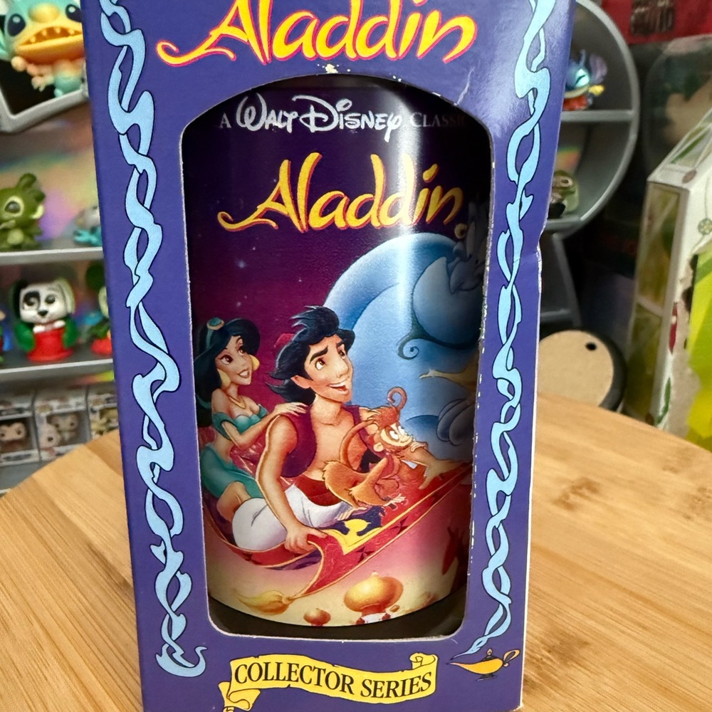 Walt Disney Classic Aladdin Burger King Collector Series Plastic Cup in Box 1994